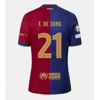 Moški Nogometni dresi Barcelona Frenkie de Jong #21 Domači 2024-25 Kratek Rokav